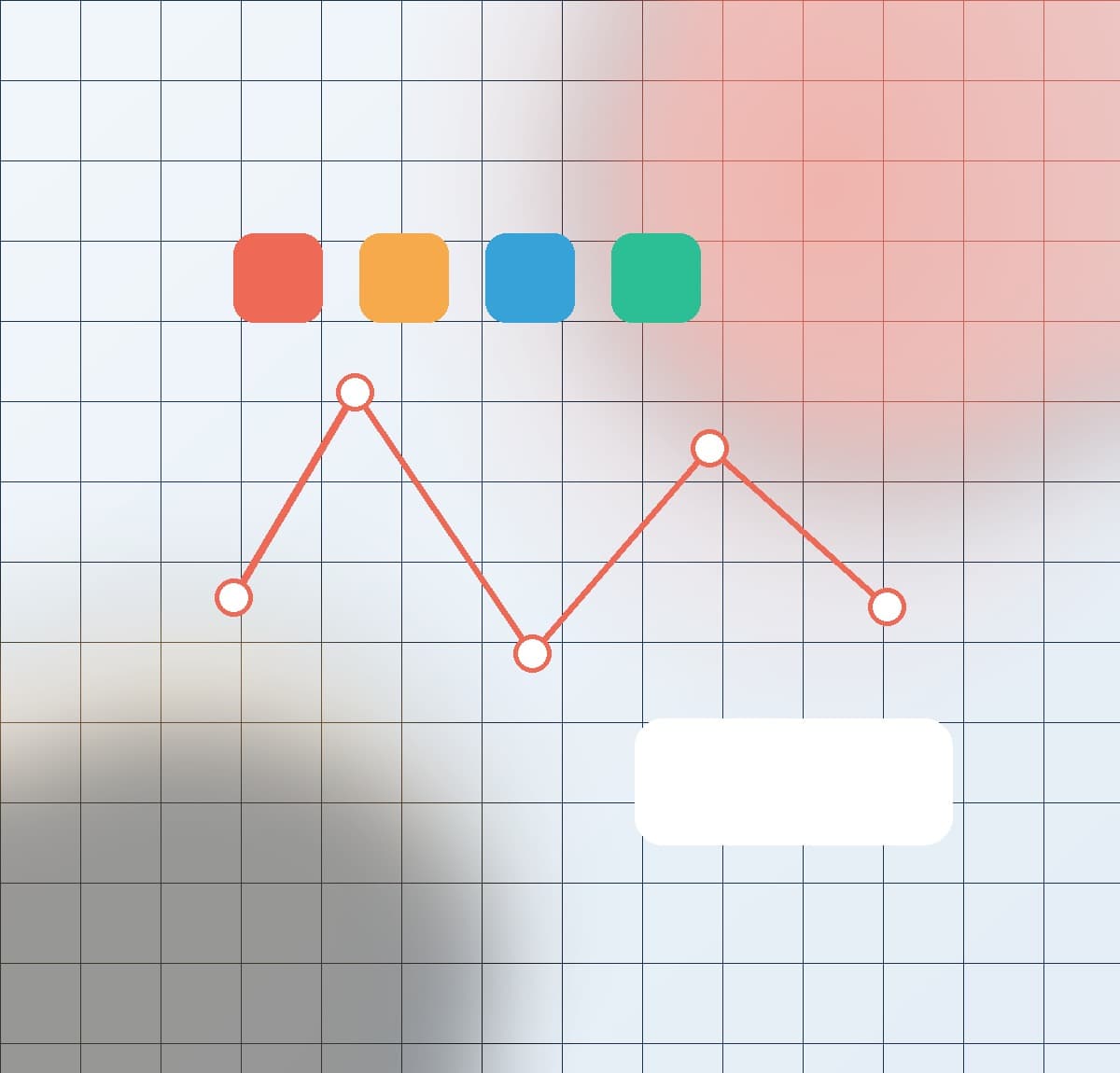 Abstract product design system and interaction flow.